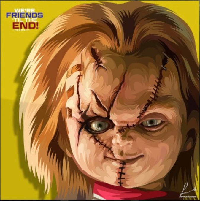 [Horror] Chucky Frameless Art Painting (30*30 cm)