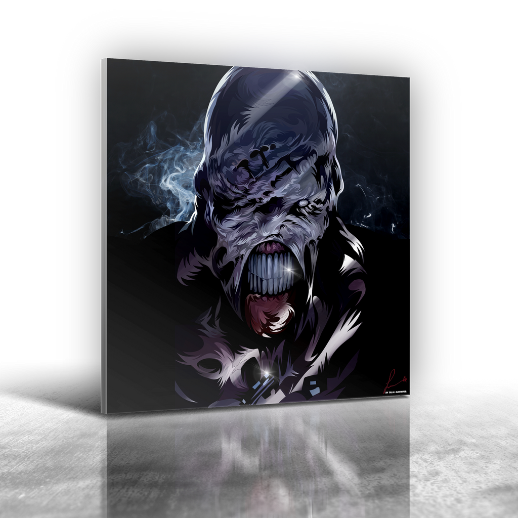 Resident Evil Nemesis Decorative Painting Wall Wooden Posters (30x30cm)