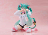 Anime Hatsune Miku Desktop Cute, Cat Ear T-Shirt Ver. Figure (12cm)
