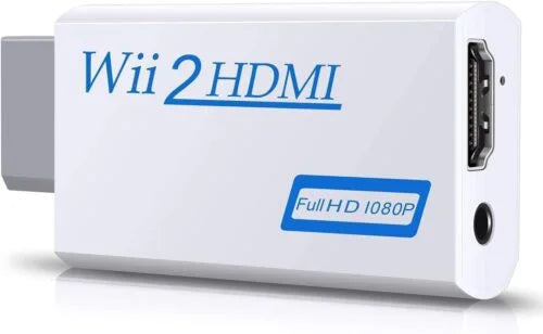 Wii to HDMI 1080P Converter Wii2HDMI Adapter 3.5mm Audio Video Output