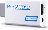 Wii to HDMI 1080P Converter Wii2HDMI Adapter 3.5mm Audio Video Output
