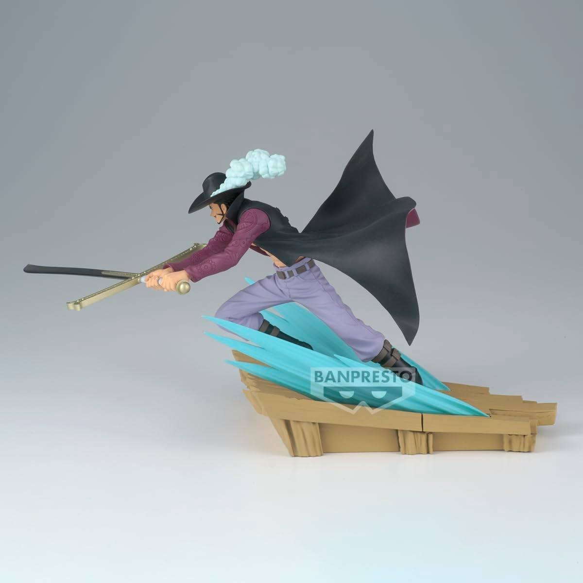 Banpresto Anime One Piece Money Dracule Mihawk Senkozekkei Figure (12cm)