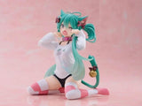 Anime Hatsune Miku Desktop Cute, Cat Ear T-Shirt Ver. Figure (12cm)