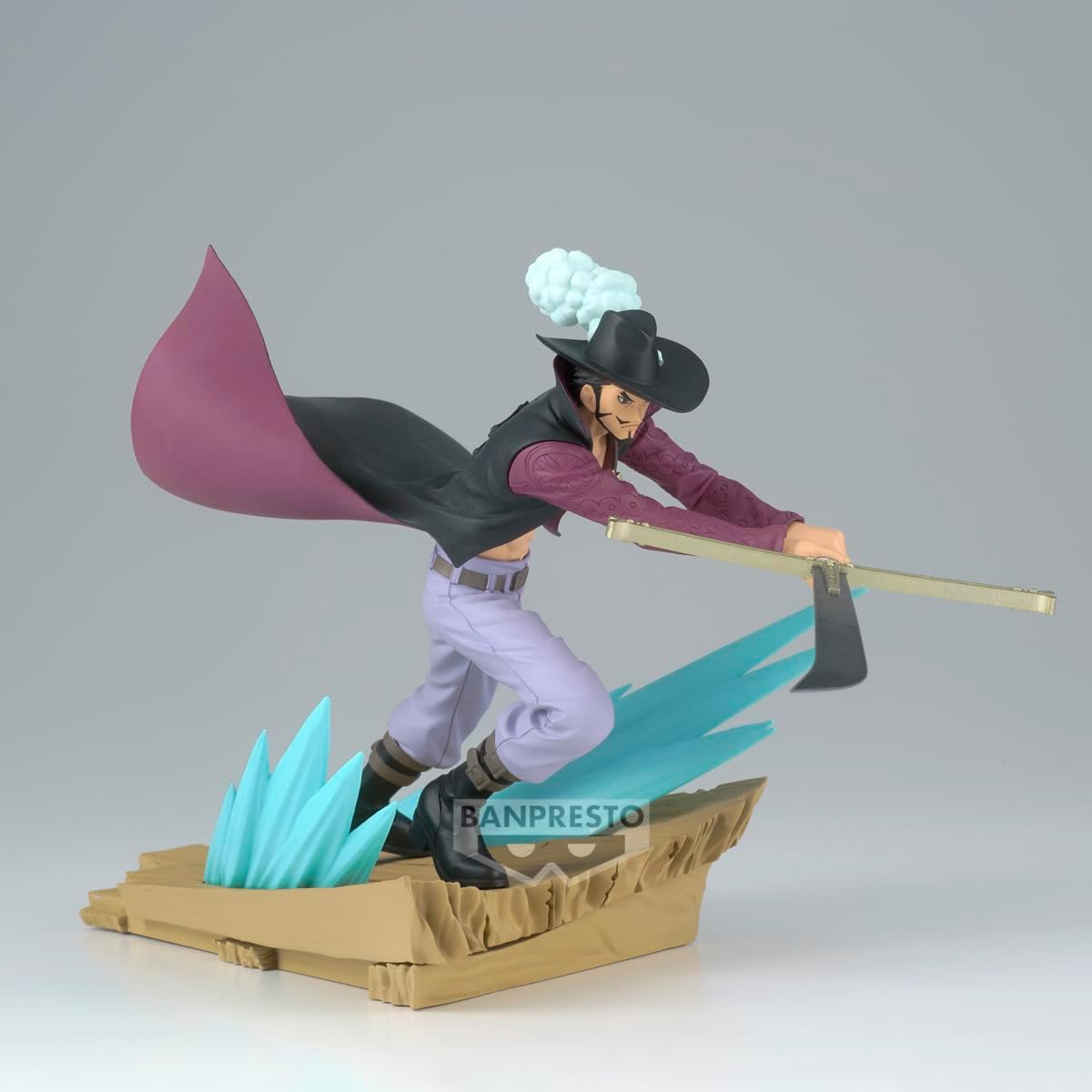 Banpresto Anime One Piece Money Dracule Mihawk Senkozekkei Figure (12cm)