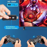 TV Stick 8K 5G Video Game Stick Android 8K TV BOX Dual System Wifi 4G/5G with Wireless Controls with 64gb SD card has over 10000 Games