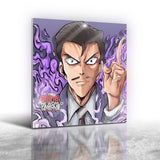 Anime Detective Conan - Kogoro Mouri Frameless Art Painting (30*30 cm)
