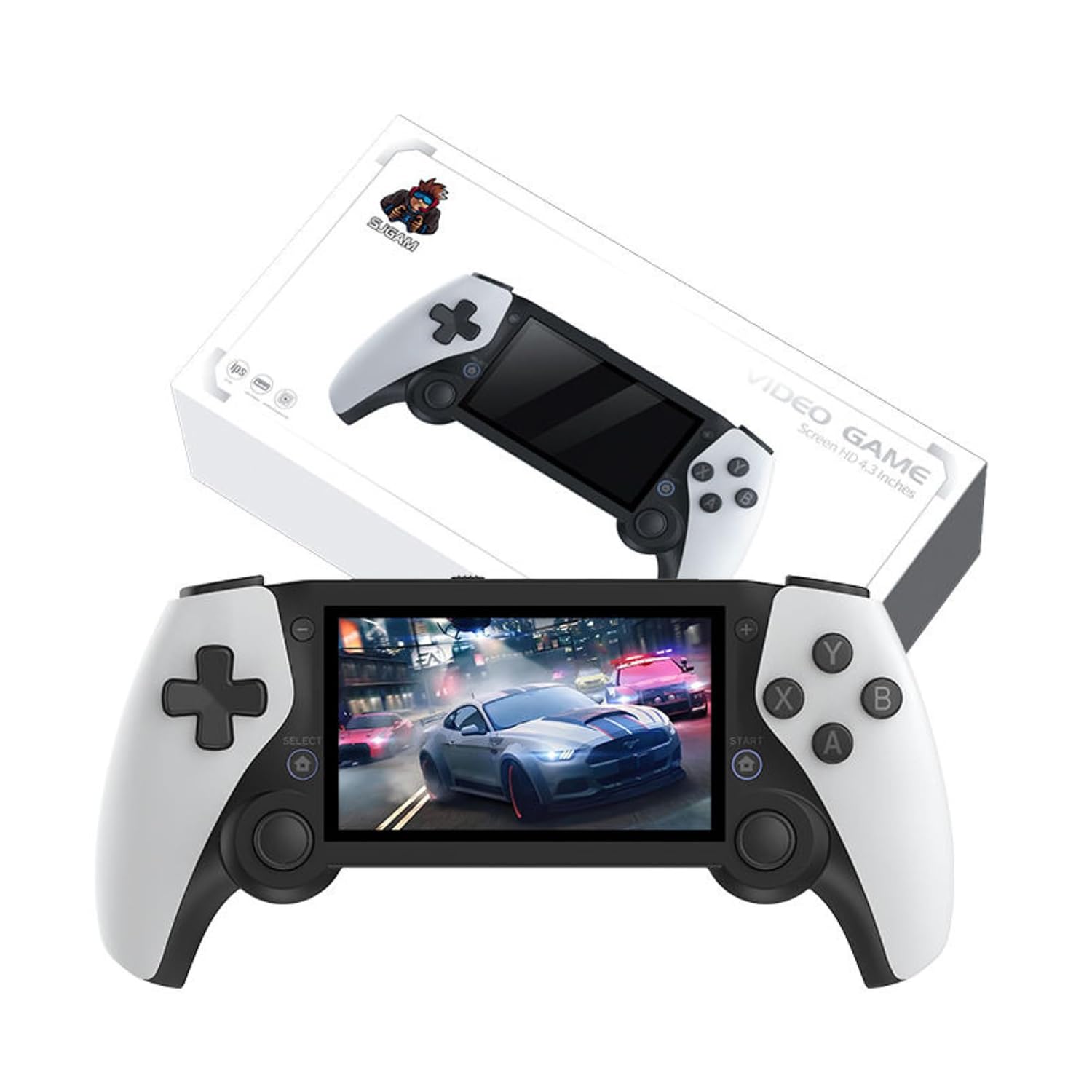 [IRB] M25 Handheld Game Players 4.3'' IPS Screen 64GB 19000+ Games EmuELEC 3000mAh LPDDR4 2GB Portable Handheld Video Game Console