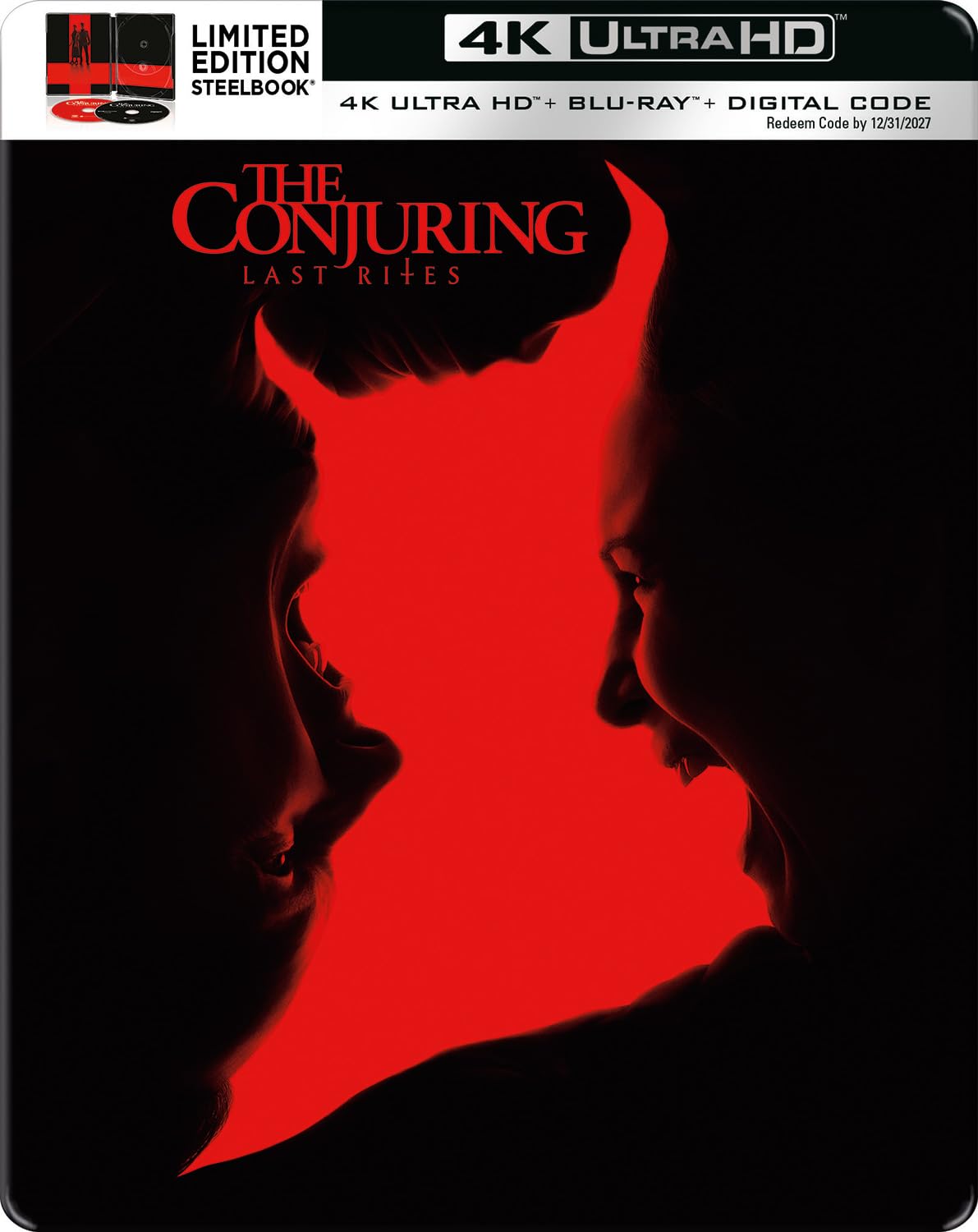 The Conjuring: Last Rites Steelbook [4K UHD Blu-ray + Digital Code]