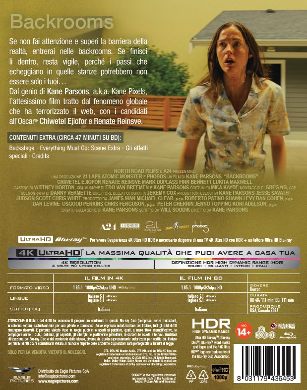 Backrooms - (4K UHD + BD HDR+ Steelbook)