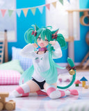 Anime Hatsune Miku Desktop Cute, Cat Ear T-Shirt Ver. Figure (12cm)