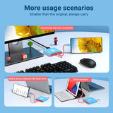 USB-C to HDMI 4K 3-in-1 Hub TV Docking Station for Nintendo Switch