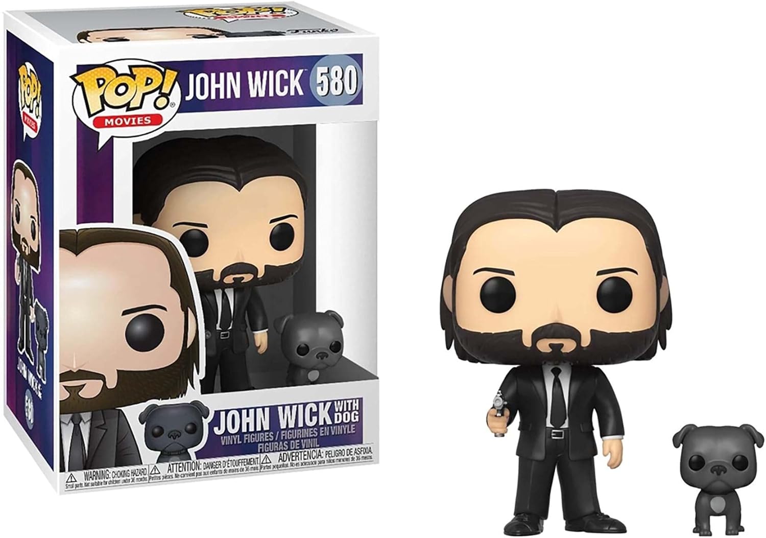 Funko Pop John wick - John (Black Suit) with Dog