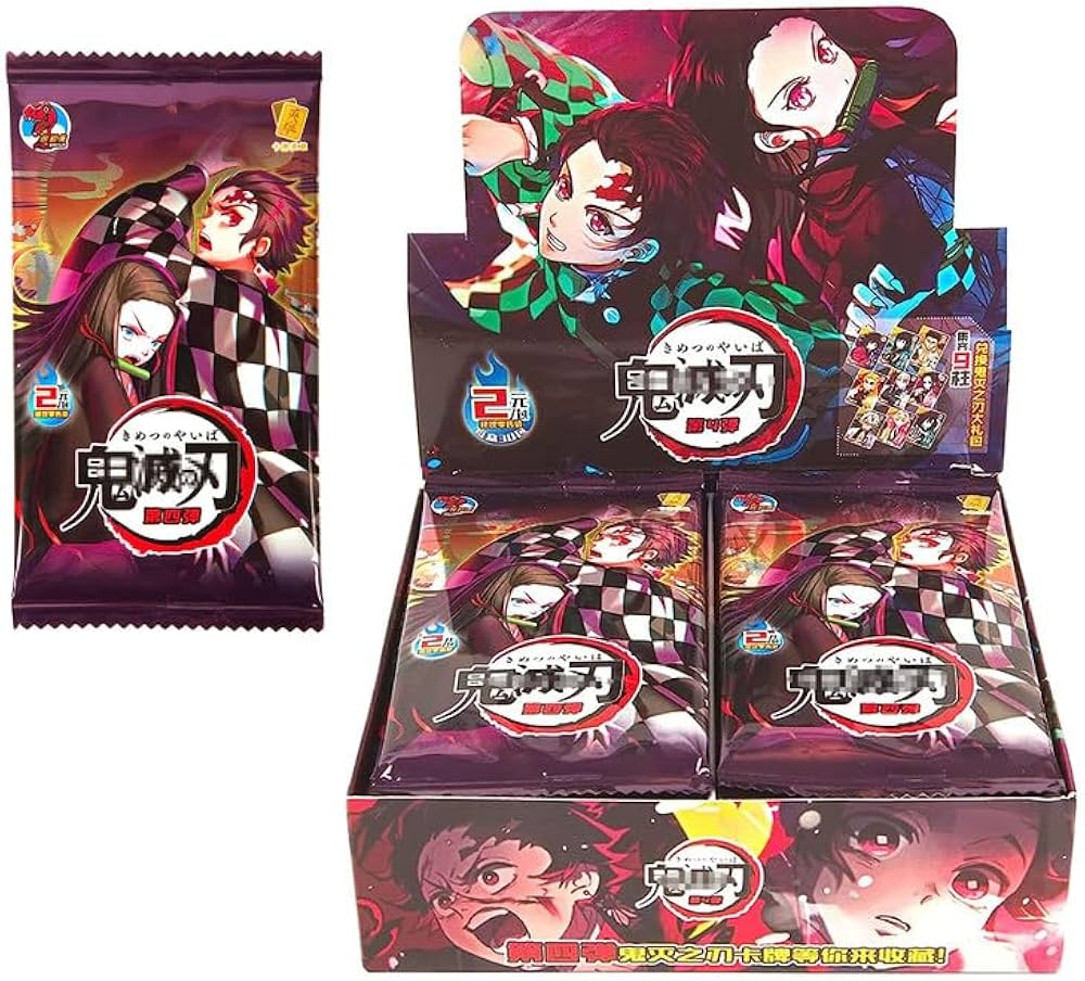 Anime Demon Slayer Trading Card Game Booster 2nd Series Blood Bath (1pcs) Japanese