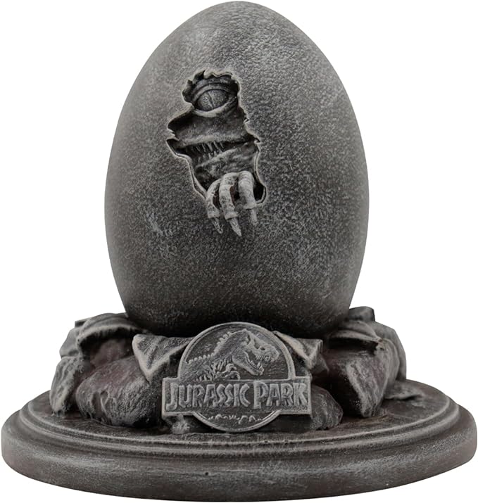 Jurassic Park 30th Anniversary Replica Egg (12cm) & John Hammond Cane Set (19cm)