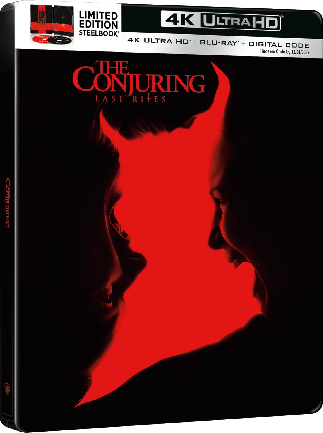 The Conjuring: Last Rites Steelbook [4K UHD Blu-ray + Digital Code]
