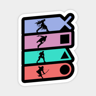 Playstation All Stars Buttons Magnet (3"x2.38")