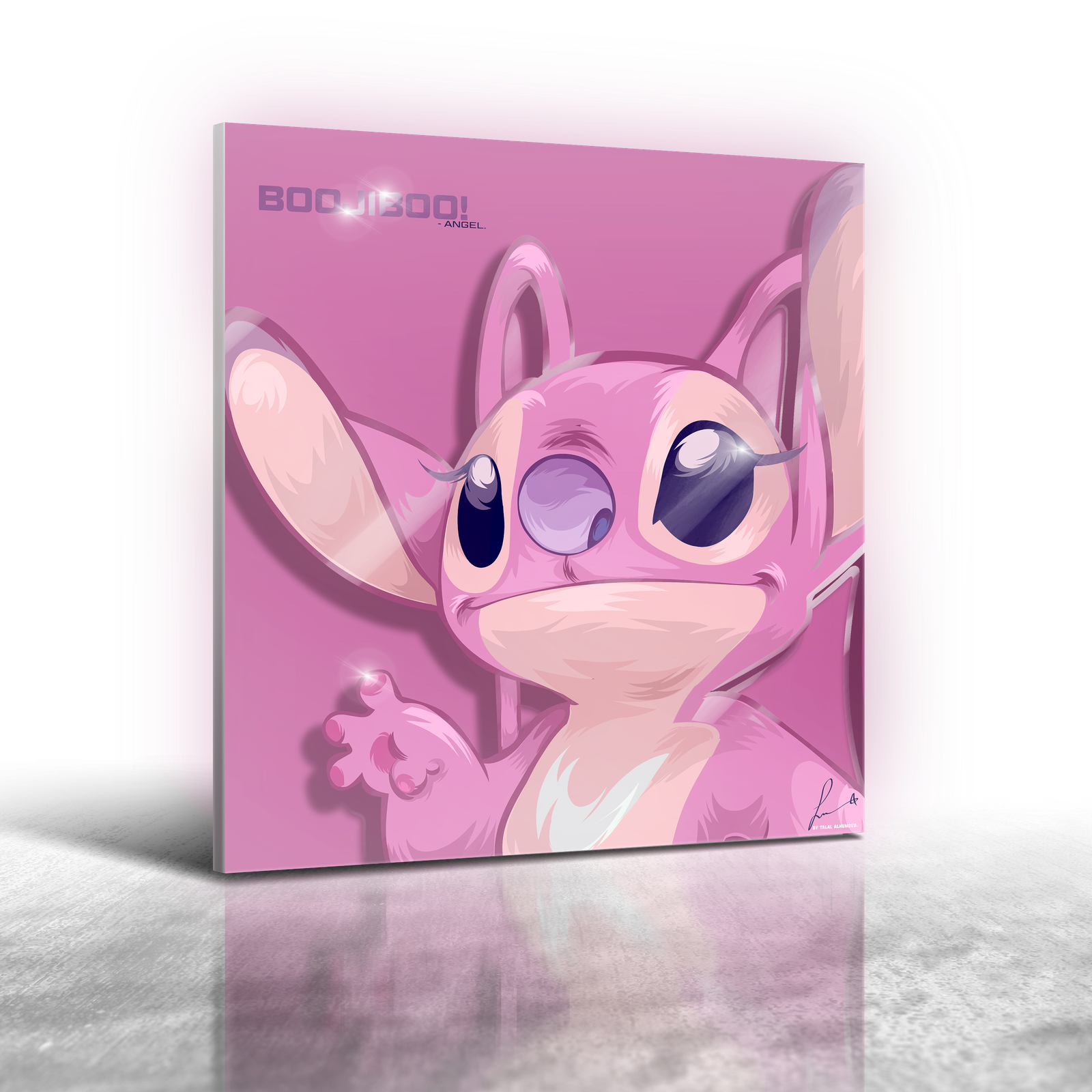 Disney Lilo & Stitch - Angel  Frameless Art Painting (30*30 cm)