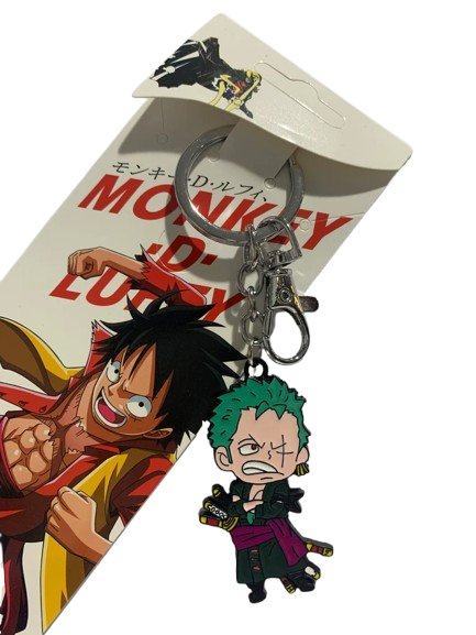 Anime One Piece Zoro Keychain