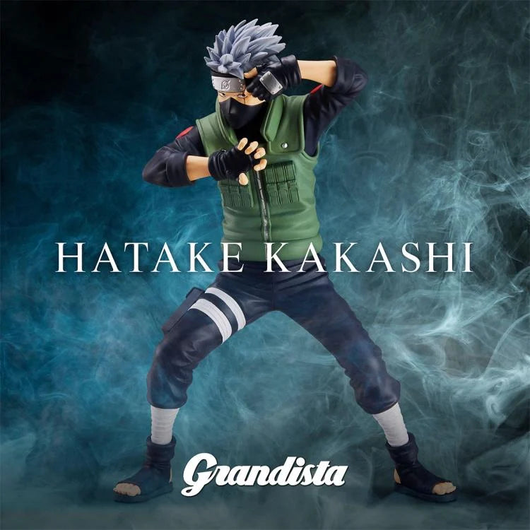Grandista Anime Naruto Shippuden Kakashi Hatake Figure (23cm)