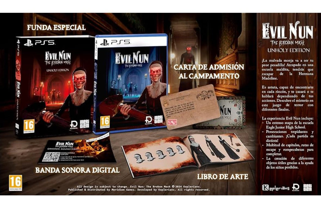 [Pre-Order] Evil Nun: The Broken Mask - Unholy Edition R2 - PS5