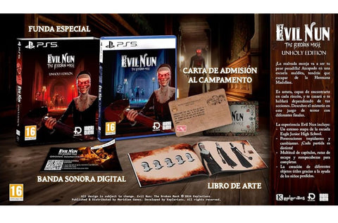 [Pre-Order] Evil Nun: The Broken Mask - Unholy Edition R2 - PS5