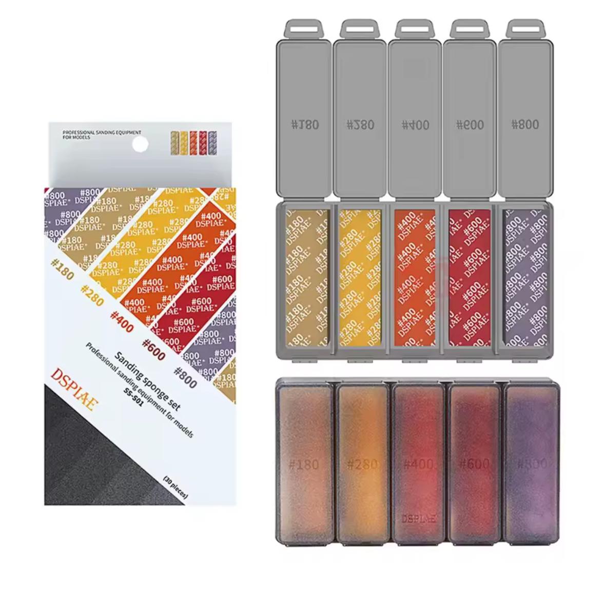 Sanding Sponge Set for Model Kits