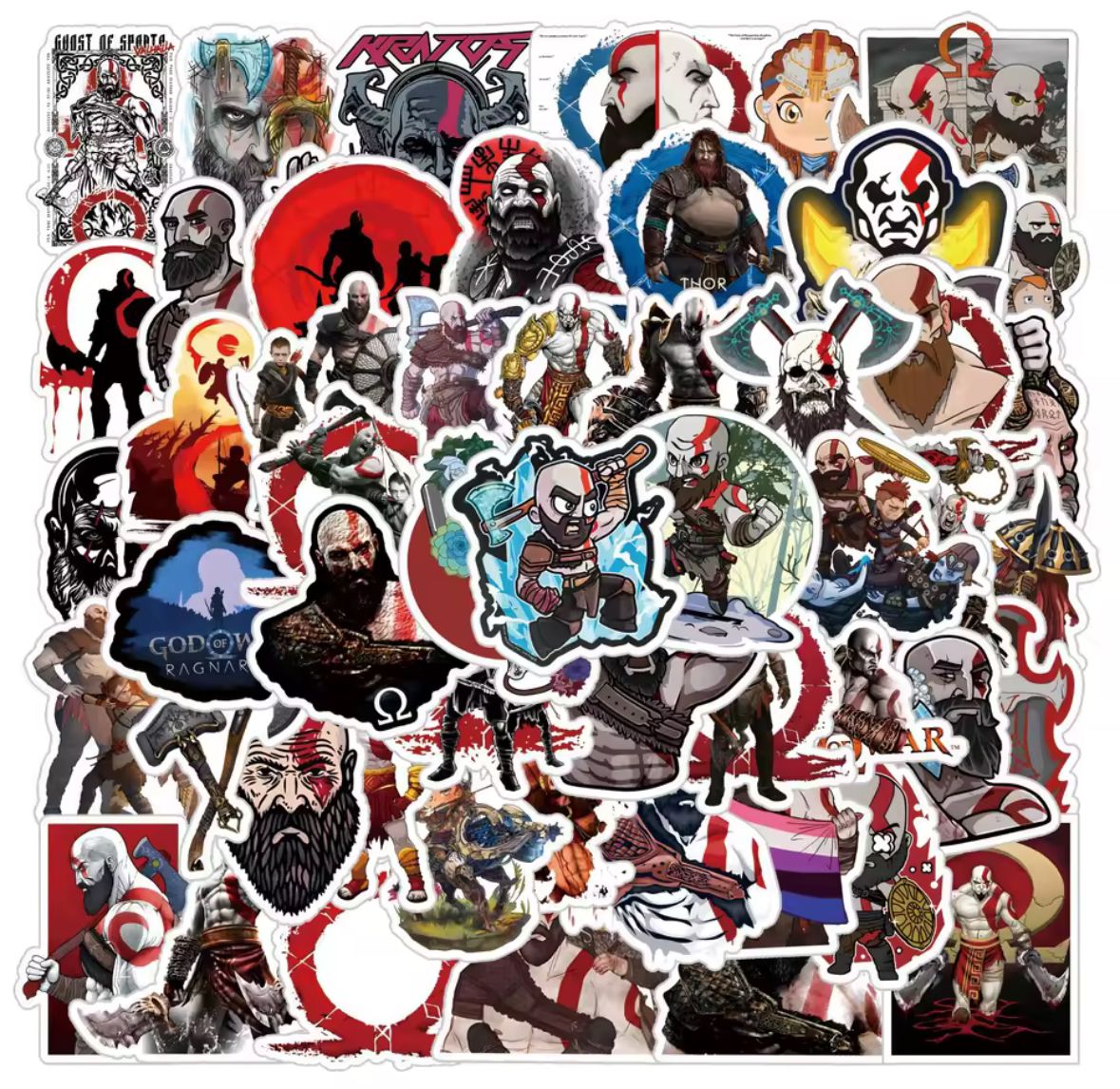 God of War Sticker (50 pieces)
