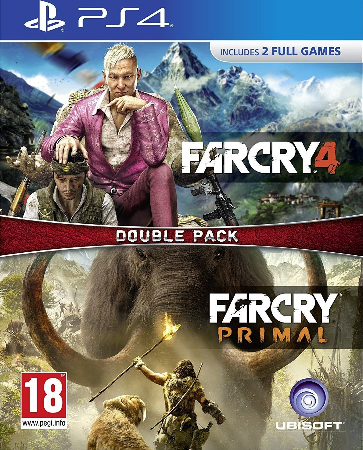 [PS4] Far Cry 4 & Far Cry Primal - Double Pack R2