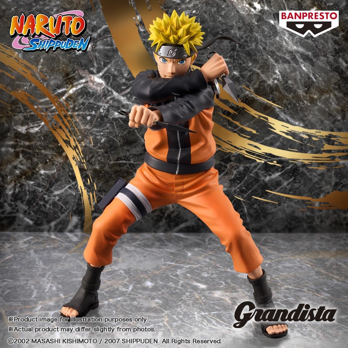 Anime Naruto Shippuden - Uzumaki Naruto Grandista Figure (22cm)