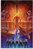 Anime Attack on Titan Decorative Painting Wall Wooden Posters (28x43cm)