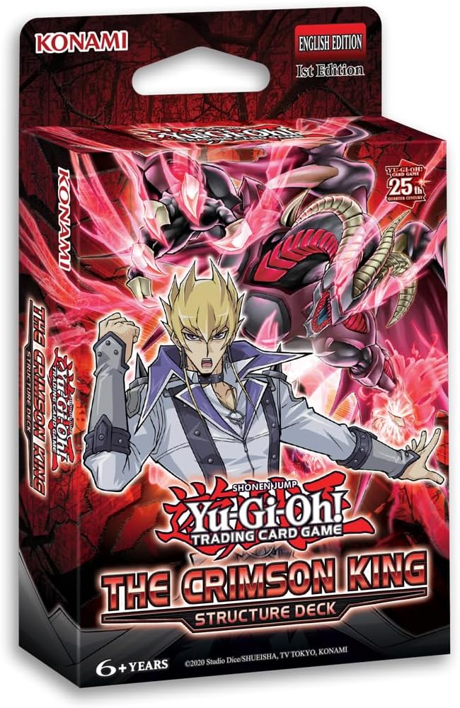 Yu-Gi-Oh! The Crimson King Structure Card Deck Display (1pcs)