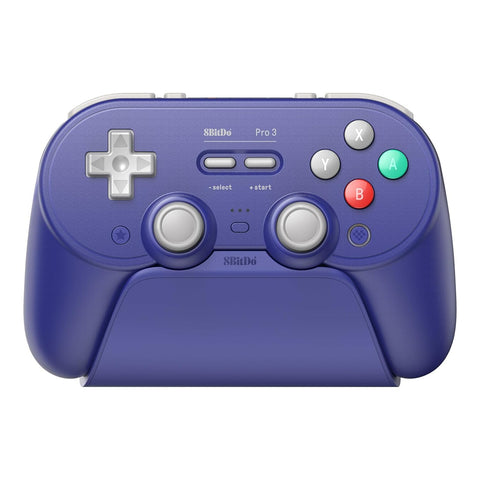 8Bitdo Pro 3 Bluetooth Controller For Switch/Switch 2, Hall Effect Joysticks, 2 Pro Back Paddle Buttons, Wireless Gaming Controller for Switch, PC, Android, and Steam Deck & Apple (Purple Edition)