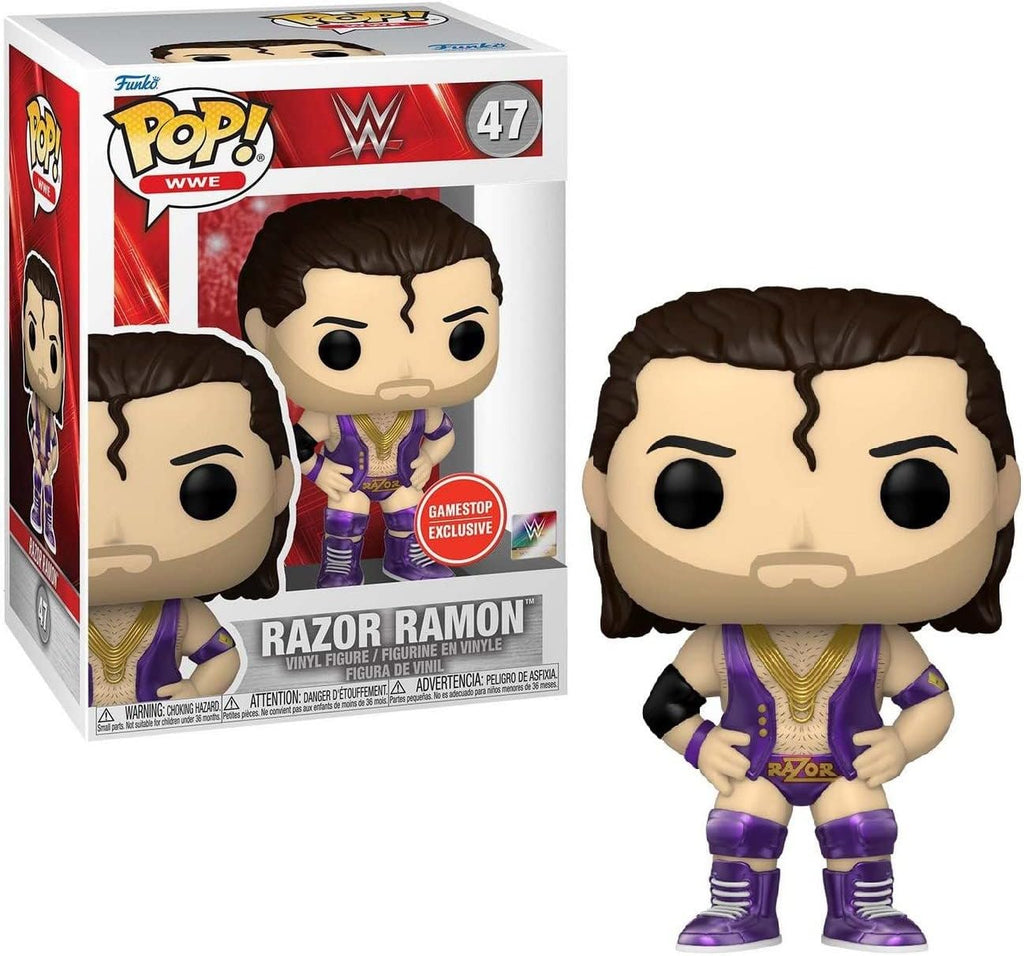 Funko Pop WWE Razor Ramon [Purple Metallic] (GameStop Exclusive)