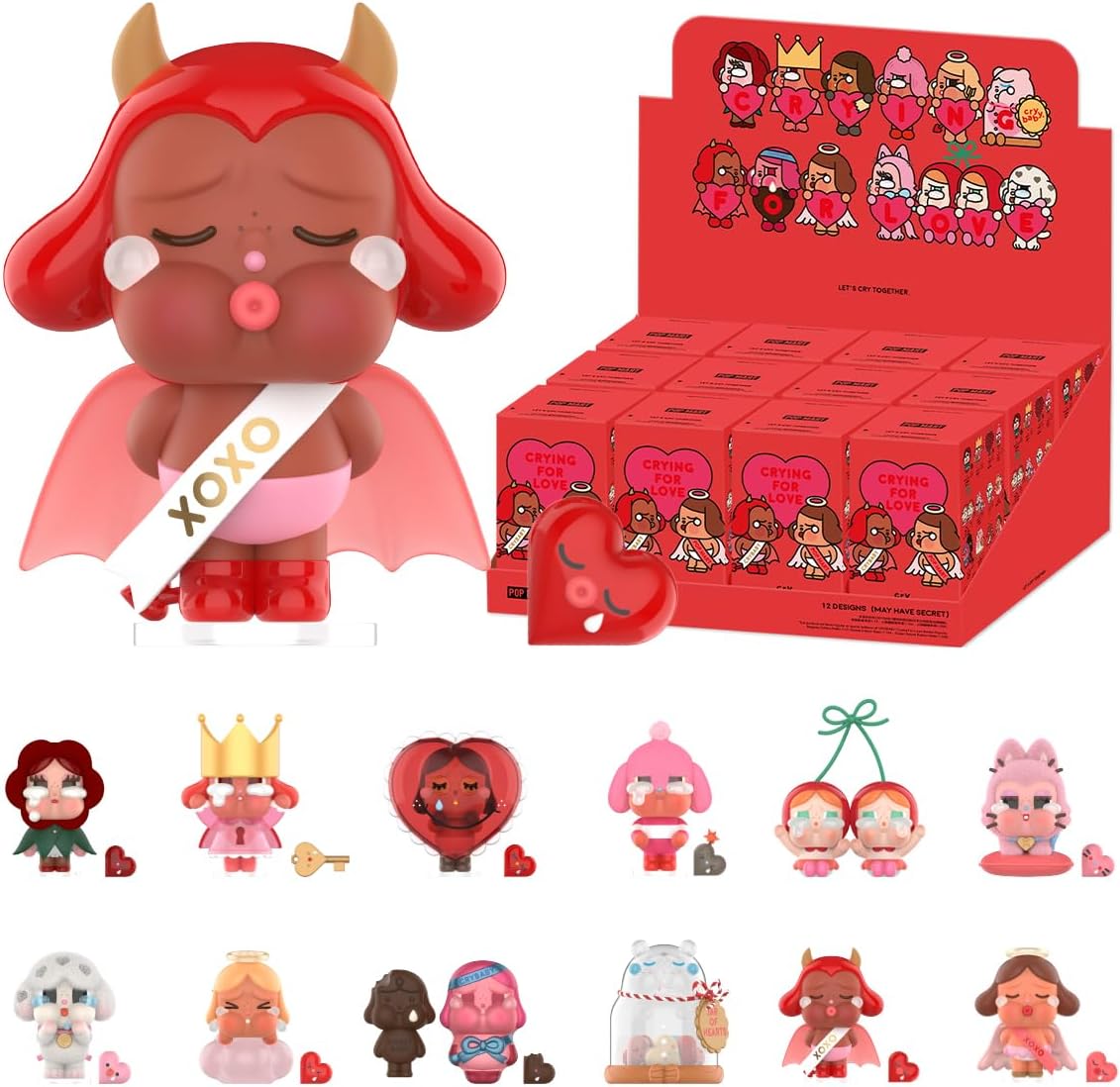 Official POP MART Crybaby Crying for Love Series Figure (Blind Box 1 pcs)