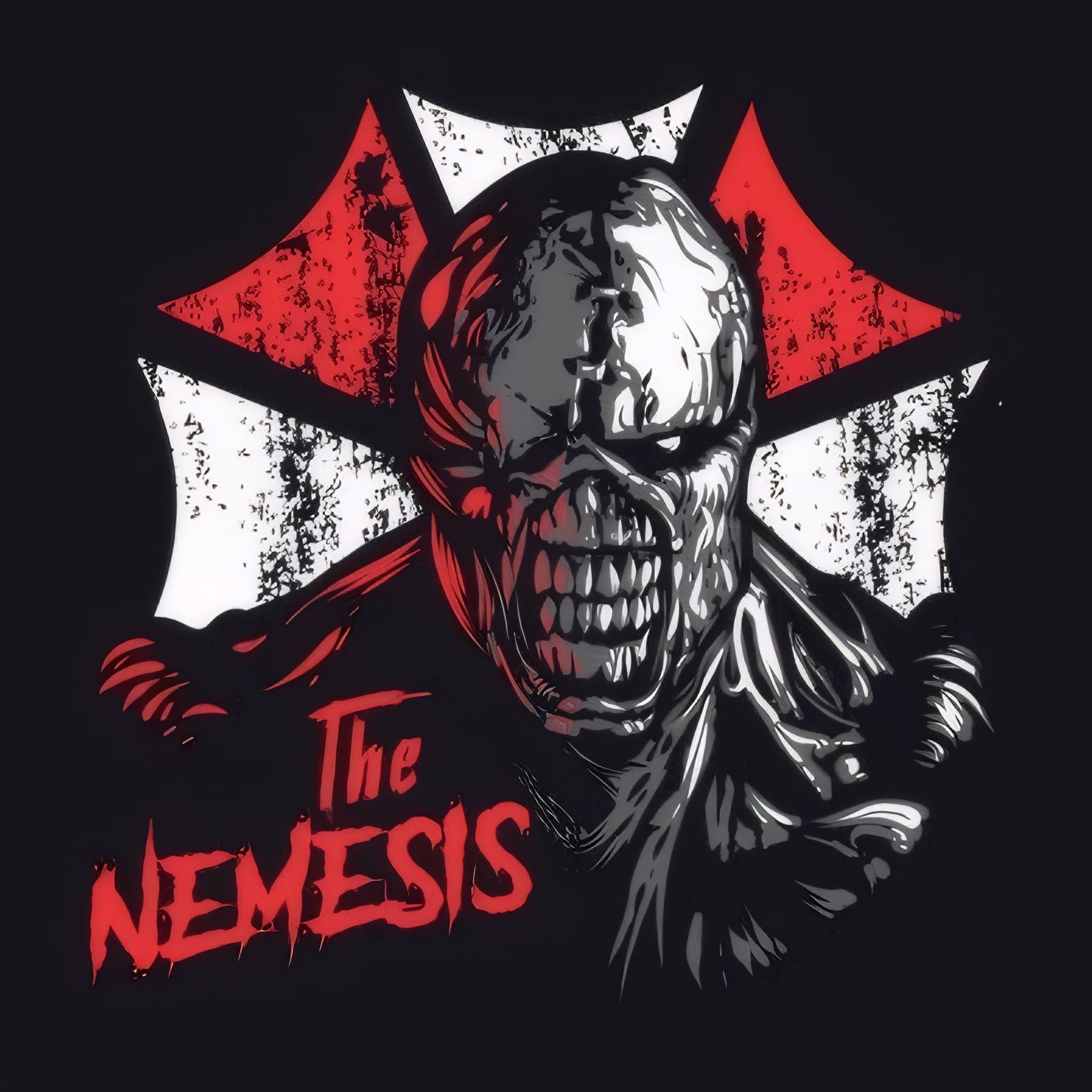Resident Evil The Nemesis Frameless Art Painting on Acrylic Sheet (30x30cm)