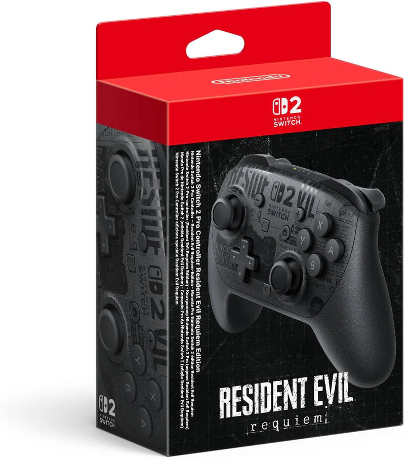 [Pre-Order] Nintendo Switch 2 Pro Controller Resident Evil Requiem Edition