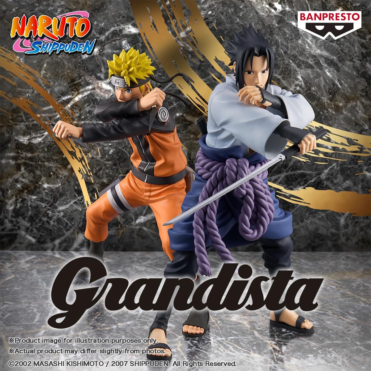 Anime Naruto Shippuden - Uzumaki Naruto Grandista Figure (22cm)