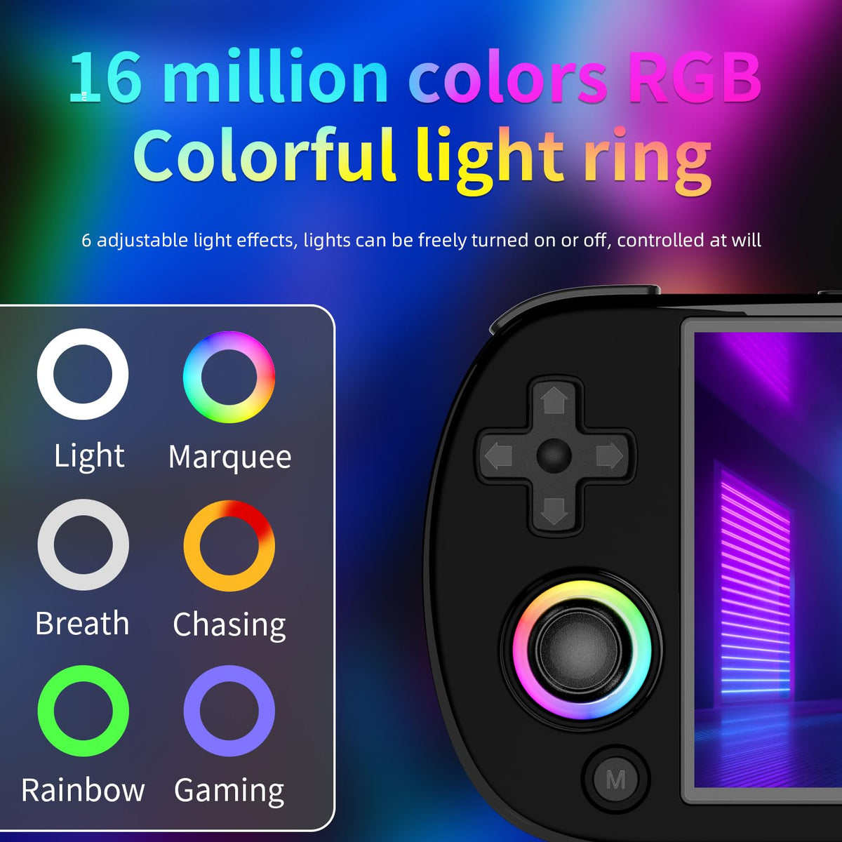 Anbernic RG40XX H Retro Handheld Game Console Black