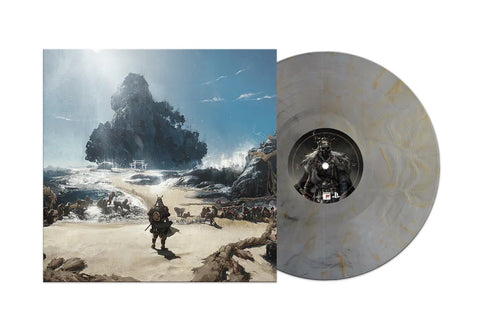 Ghost of Tsushima: Music from Iki Island & Legends Grey with Gold Swirl Colored Vinyl