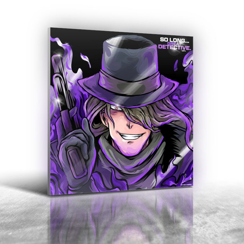 Anime Detective Conan - Gin Frameless Art Painting (30*30 cm)