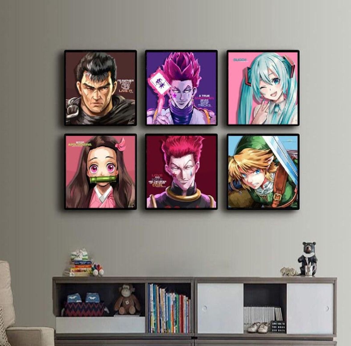 PS1 Crash Bandicoot Frameless Arts (30*30 cm)