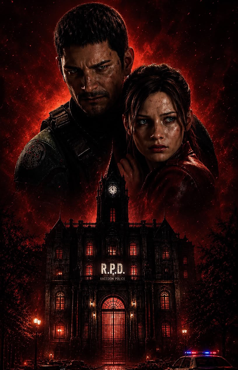 Resident Evil R.P.D Acrylic Magnet (8.5x6cm)