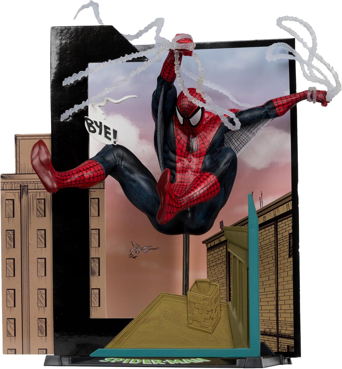 McFarlane Toys- Marvel Spider-Man 1:10th Scale Collectible Figure