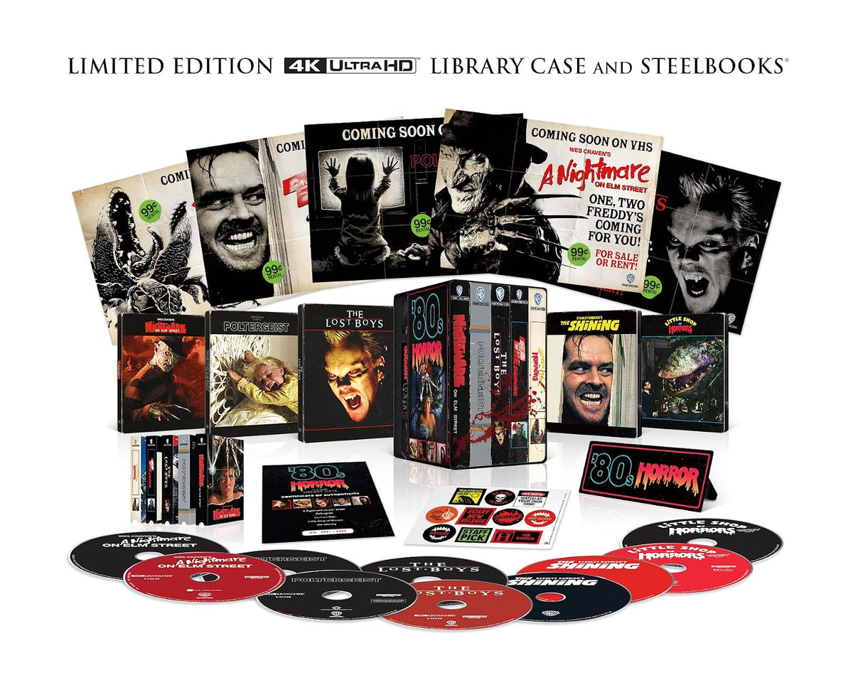 80s Horror Collection Limited Edition Steelbook (4K Ultra HD + Blu-ray)
