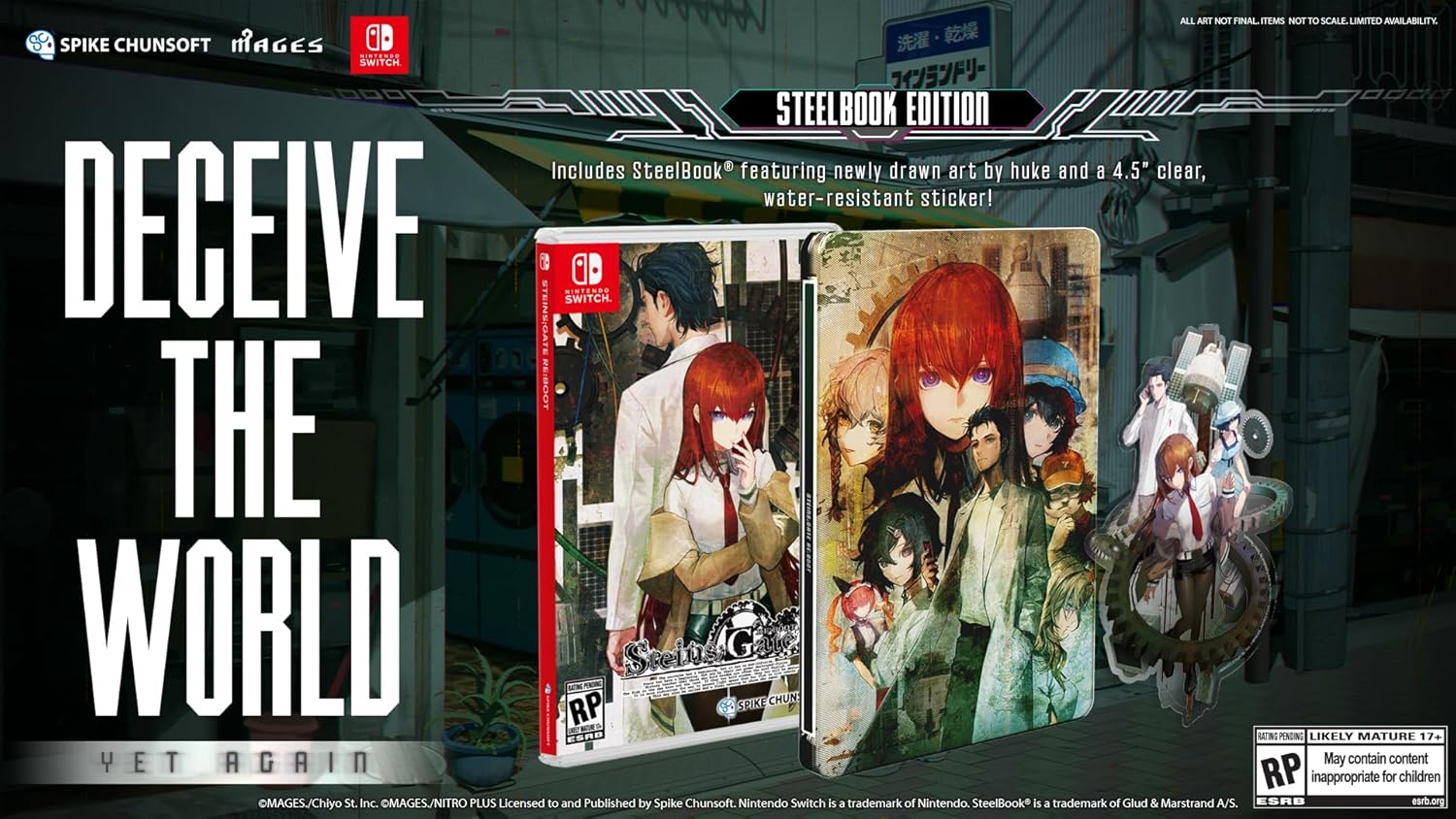 [Pre-Order] Steins Gate Re:Boot SteelBook Edition R1 (NS)