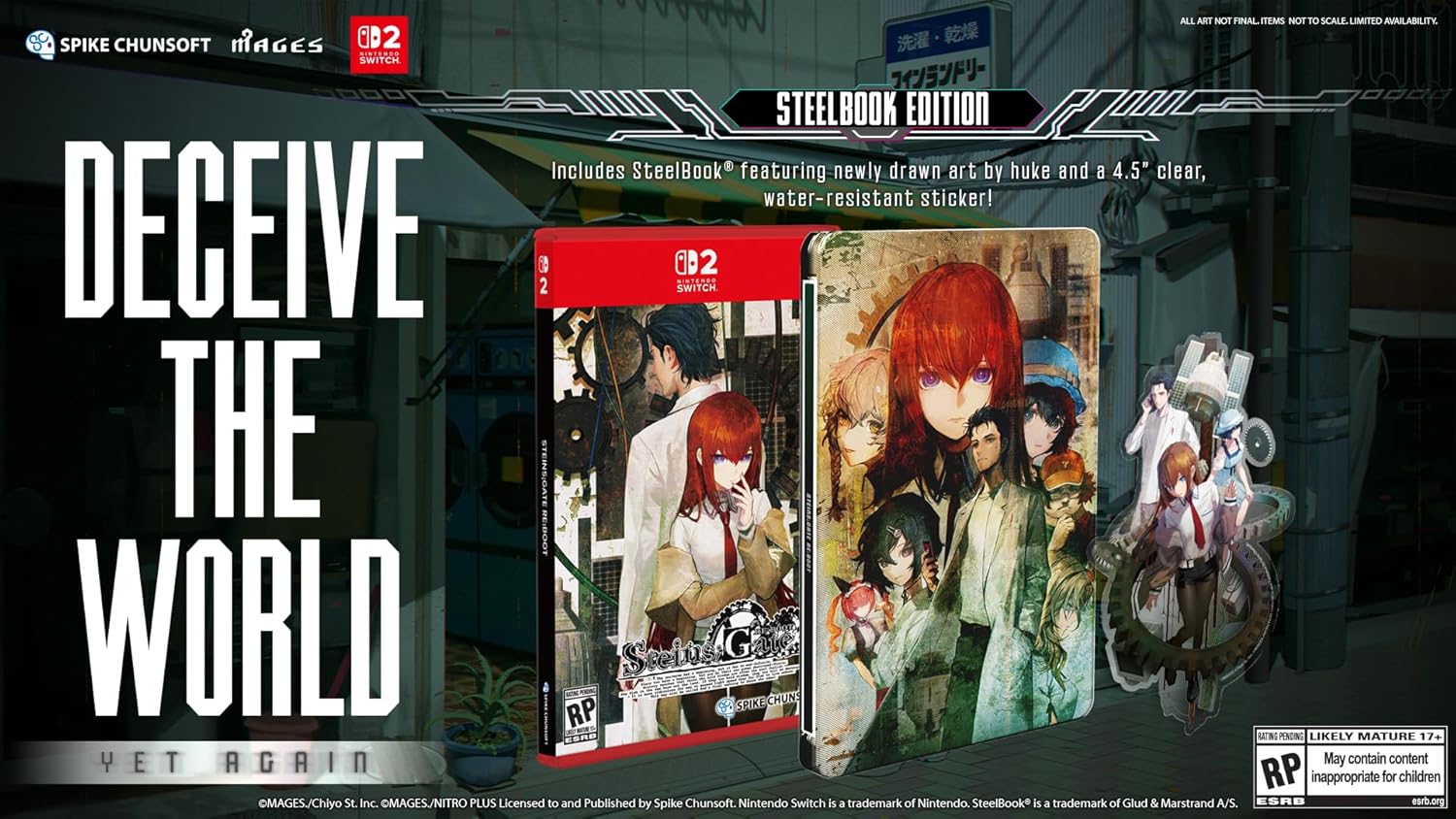 [Pre-Order] Steins Gate Re:Boot SteelBook Edition R1 (NS2)