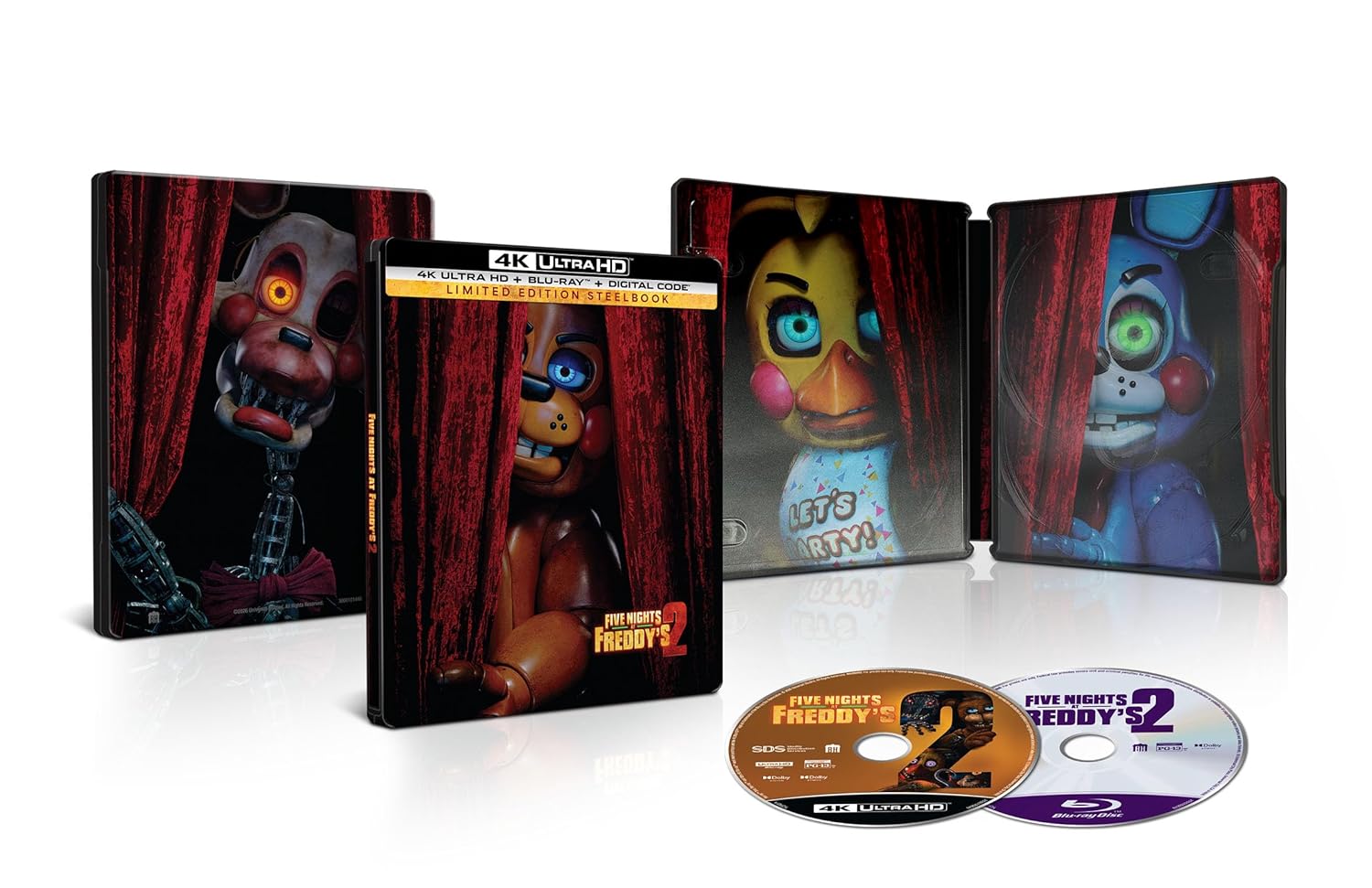 Five Nights at Freddy's 2 (Limited Edition SteelBook) [4K Ultra HD Blu-ray]