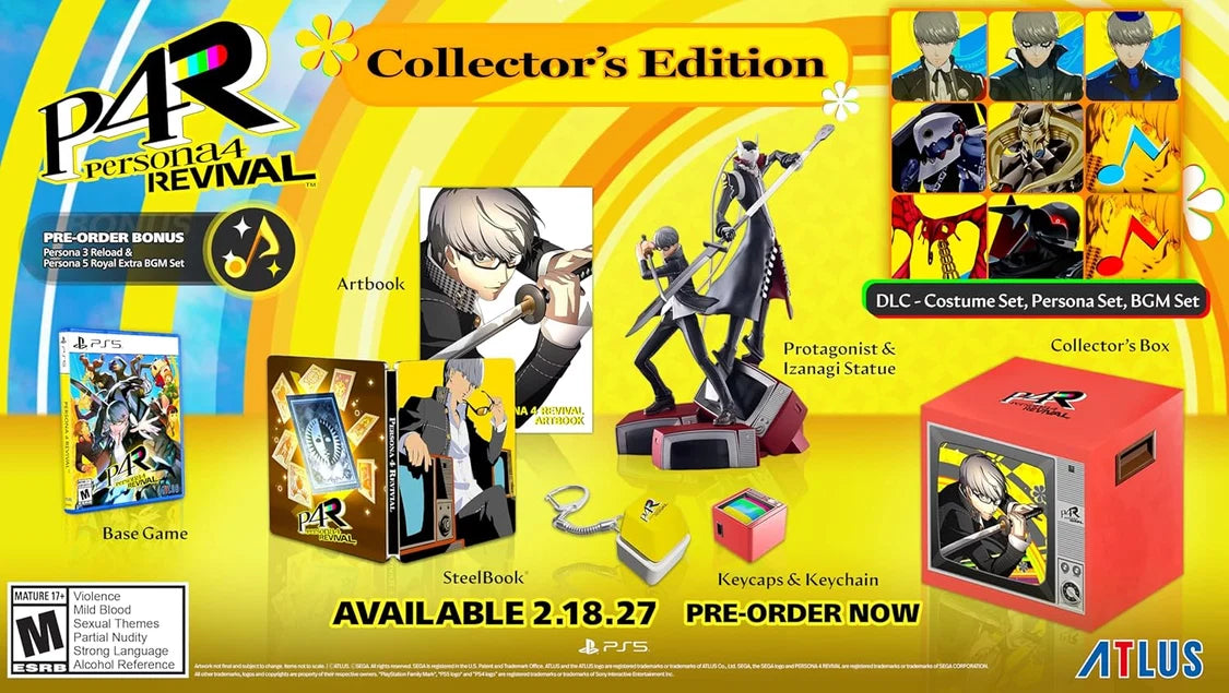 [Pre-Order] Persona 4 Revival: Collector's Edition - R1 (PS5)