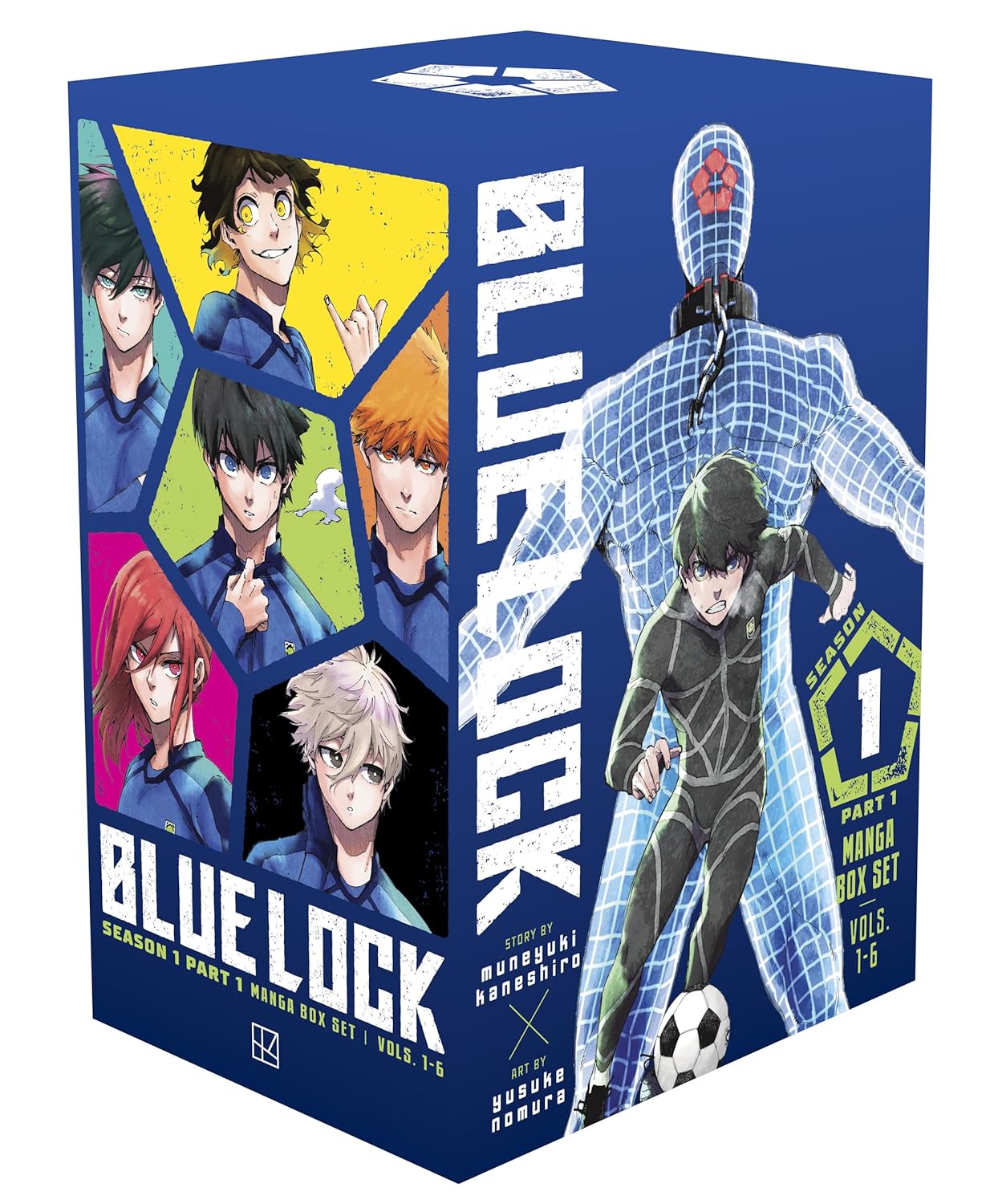 Blue Lock Season 1 Part 1 Manga Box Set (vol.1-6)