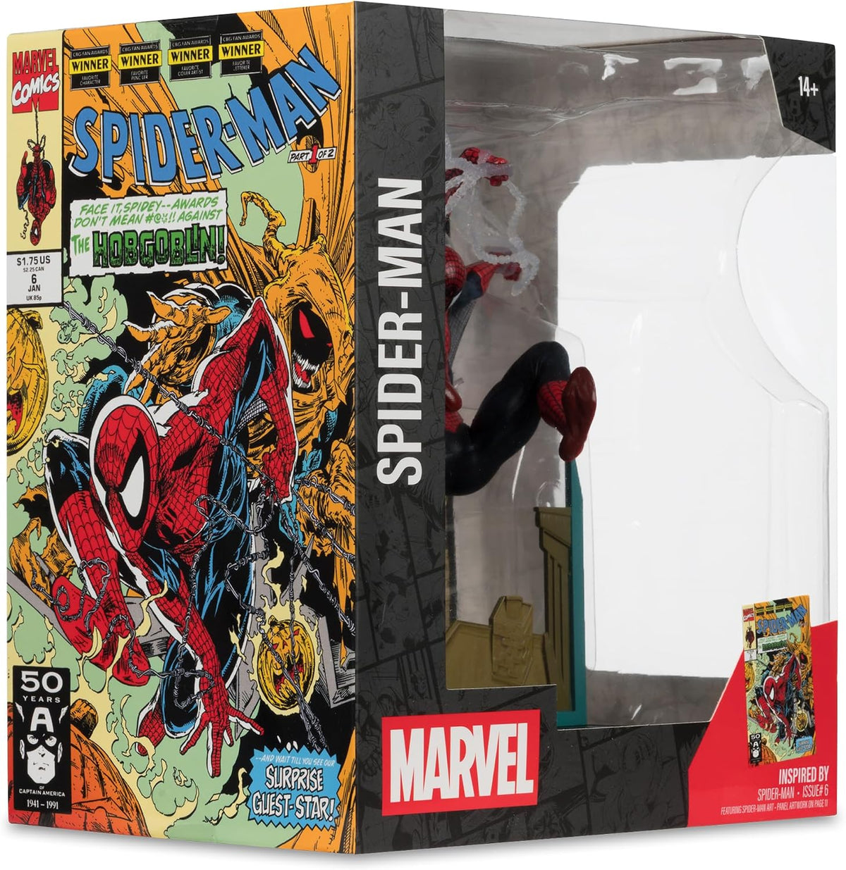 McFarlane Toys- Marvel Spider-Man 1:10th Scale Collectible Figure